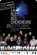 affiche nuit des chercheurs 2009