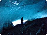 Jean-françois Bunoncristiani sous un glacier